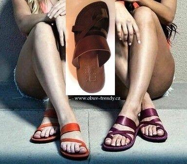 kožené sandály Narmer velbloudí kůže